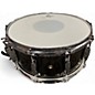 Used Gretsch Drums 6.5X14 BLACK NICKEL OVER STEEL Black Drum