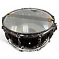 Used Gretsch Drums 6.5X14 BLACK NICKEL OVER STEEL Black Drum