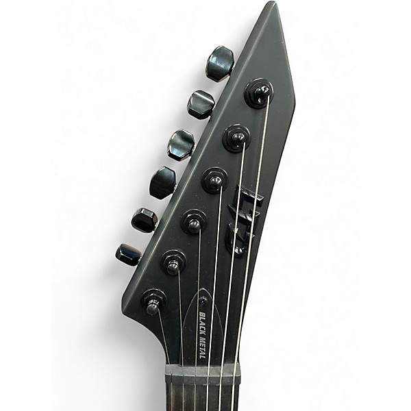 Used ESP LTD EX Black Metal Black Electric Guitar