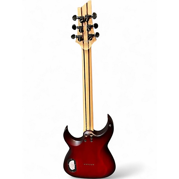 Used Schecter Guitar Research Sunset 6 Extreme Scarlet Burst Solid Body Electric Guitar