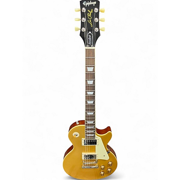 Used Epiphone Les Paul Standard 1950s Goldtop Solid Body Electric Guitar