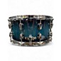 Used Ludwig 7X14 "The Brick" Epic Series 20 Ply Birch Aqua Burst Drum