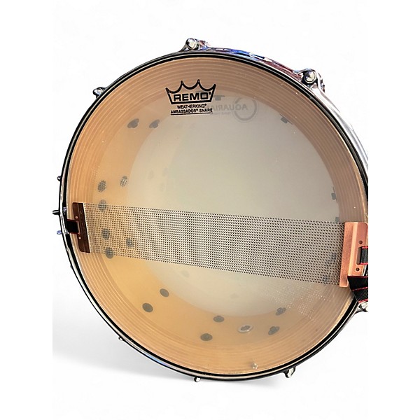 Used Pearl 5X14 Reference Snare Gold sparkle  Drum