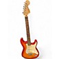 Used Squier Standard Stratocaster cherry burst Solid Body Electric Guitar thumbnail