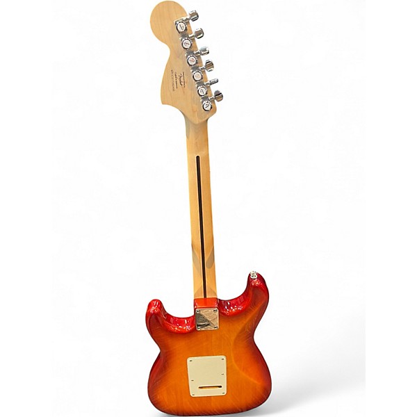 Used Squier Standard Stratocaster cherry burst Solid Body Electric Guitar