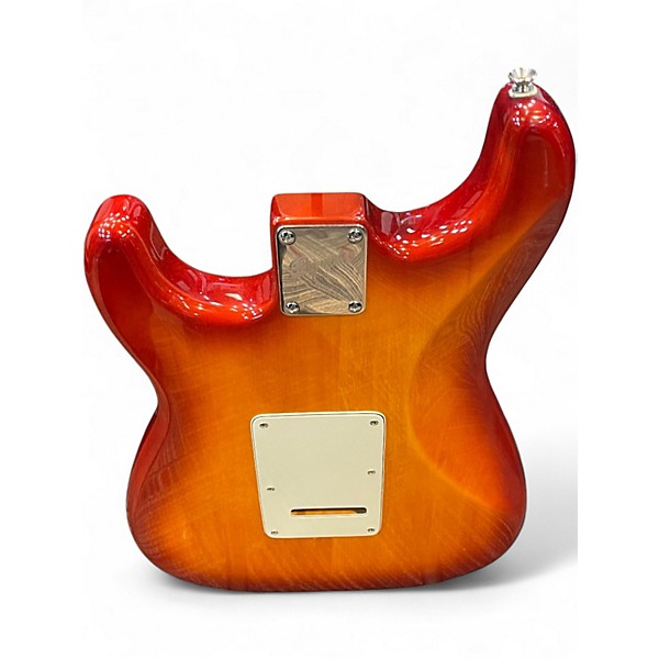 Used Squier Standard Stratocaster cherry burst Solid Body Electric Guitar