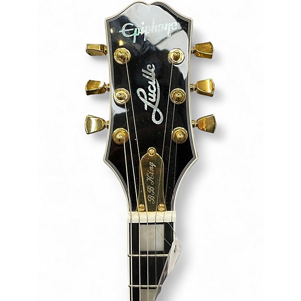 Used Epiphone BB King Lucille Black Hollow Body Electric Guitar