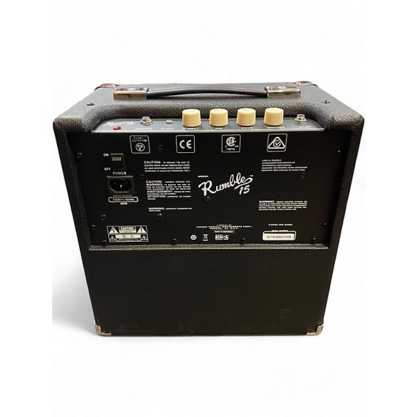 Used Fender Rumble 15 15W 1X8 Bass Combo Amp