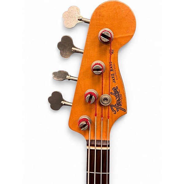 Used Fender Flea Signature Jazz Bass Shell Pink Electric Bass Guitar