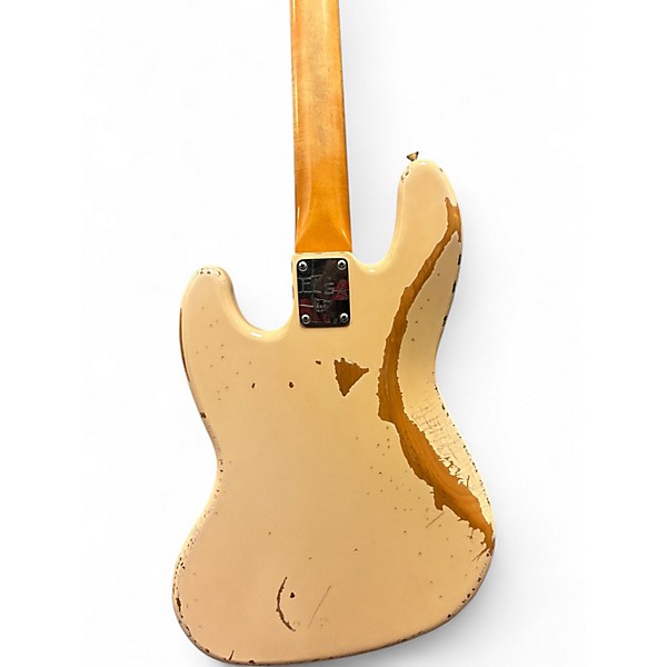 Used Fender Flea Signature Jazz Bass Shell Pink Electric Bass Guitar