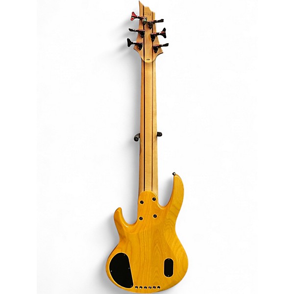 Used ESP LTD RB1006 6 String Honey Natural Electric Bass Guitar