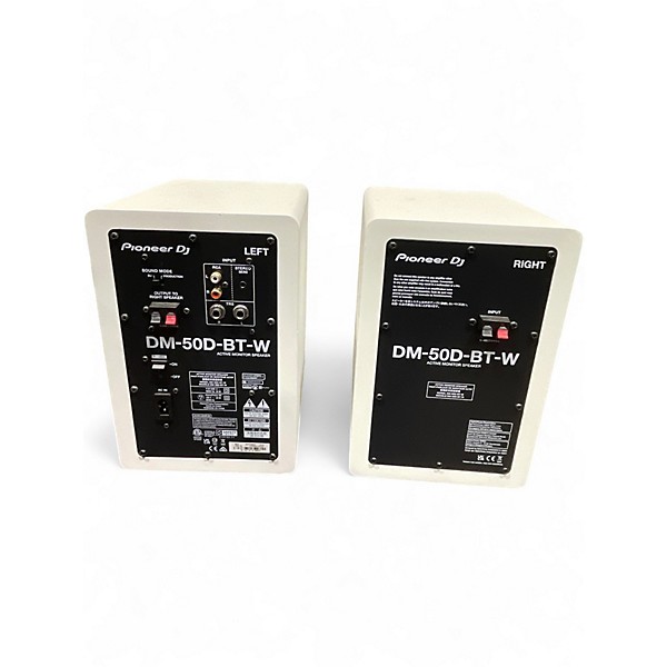 Used Pioneer DJ DM-50D-BT-W Powered Monitor