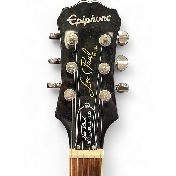 Used Epiphone Les Paul Tribute Plus Aquamarine Burst Solid Body Electric Guitar