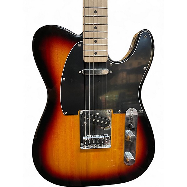 Used 2020s Squier Standard Telecaster 3 Color Sunburst Solid Body Electric Guitar