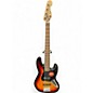 Used Squier Affinity Jazz Bass V 5 String 3 Tone Sunburst Electric Bass Guitar thumbnail