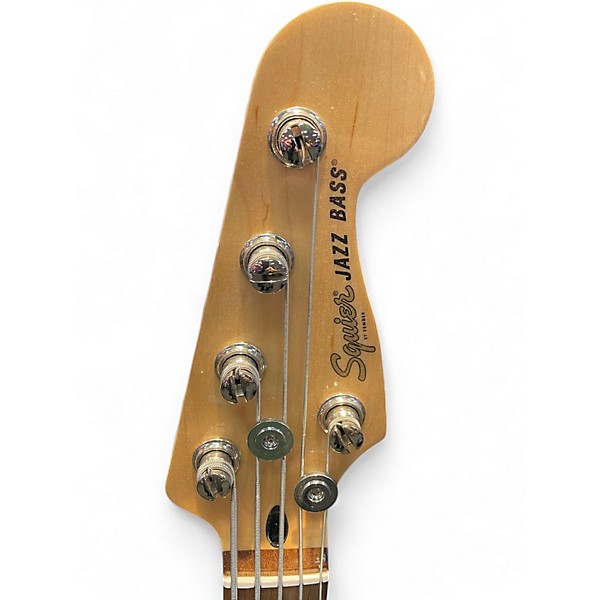 Used Squier Affinity Jazz Bass V 5 String 3 Tone Sunburst Electric Bass Guitar