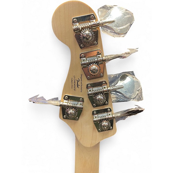 Used Squier Affinity Jazz Bass V 5 String 3 Tone Sunburst Electric Bass Guitar