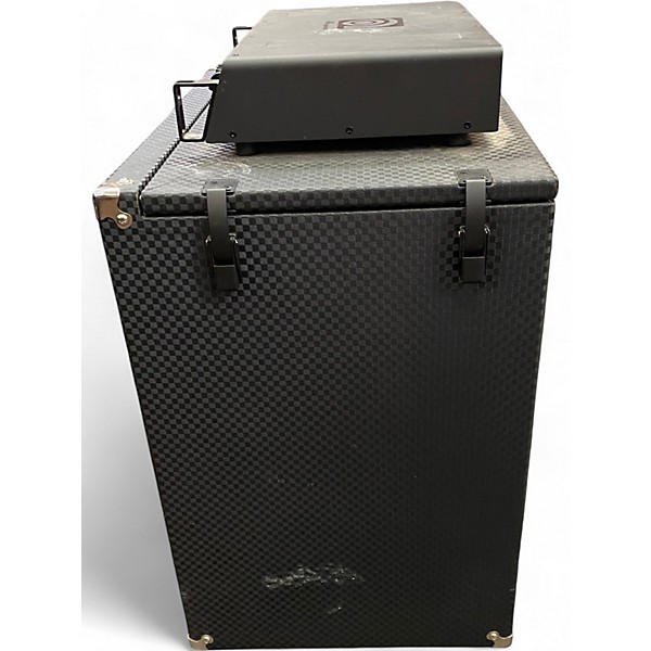 Used Ampeg PORTAFLEX PF210HE 2x10 CAB AND PF500 500W HEAD Bass Stack