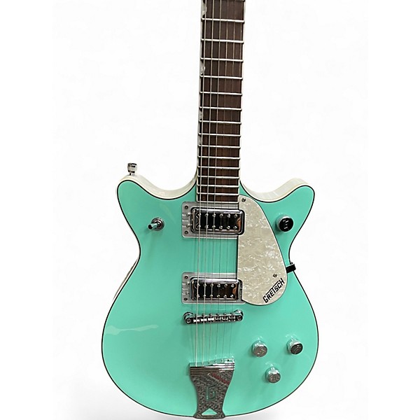 Used Gretsch Guitars G5237 ELECTROMATIC DOUBLE JET Surf Green Solid Body Electric Guitar