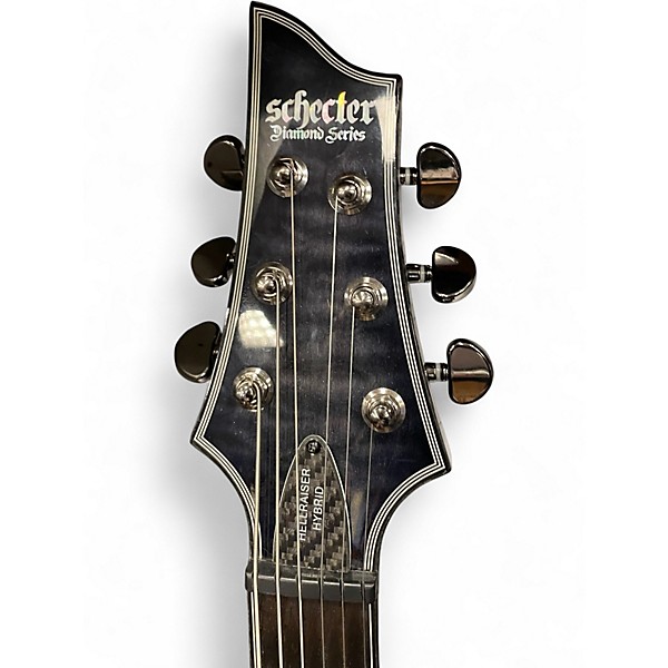 Used Schecter Guitar Research Hellraiser Hybrid PT Trans Black Burst Solid Body Electric Guitar
