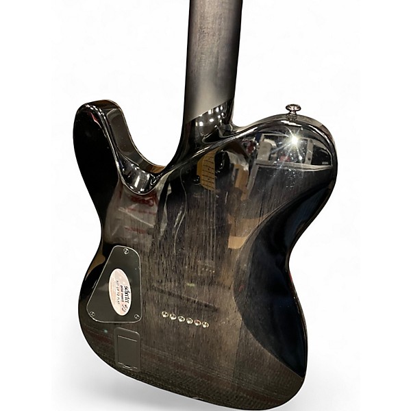 Used Schecter Guitar Research Hellraiser Hybrid PT Trans Black Burst Solid Body Electric Guitar