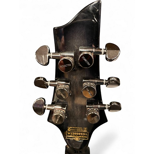 Used Schecter Guitar Research Hellraiser Hybrid PT Trans Black Burst Solid Body Electric Guitar