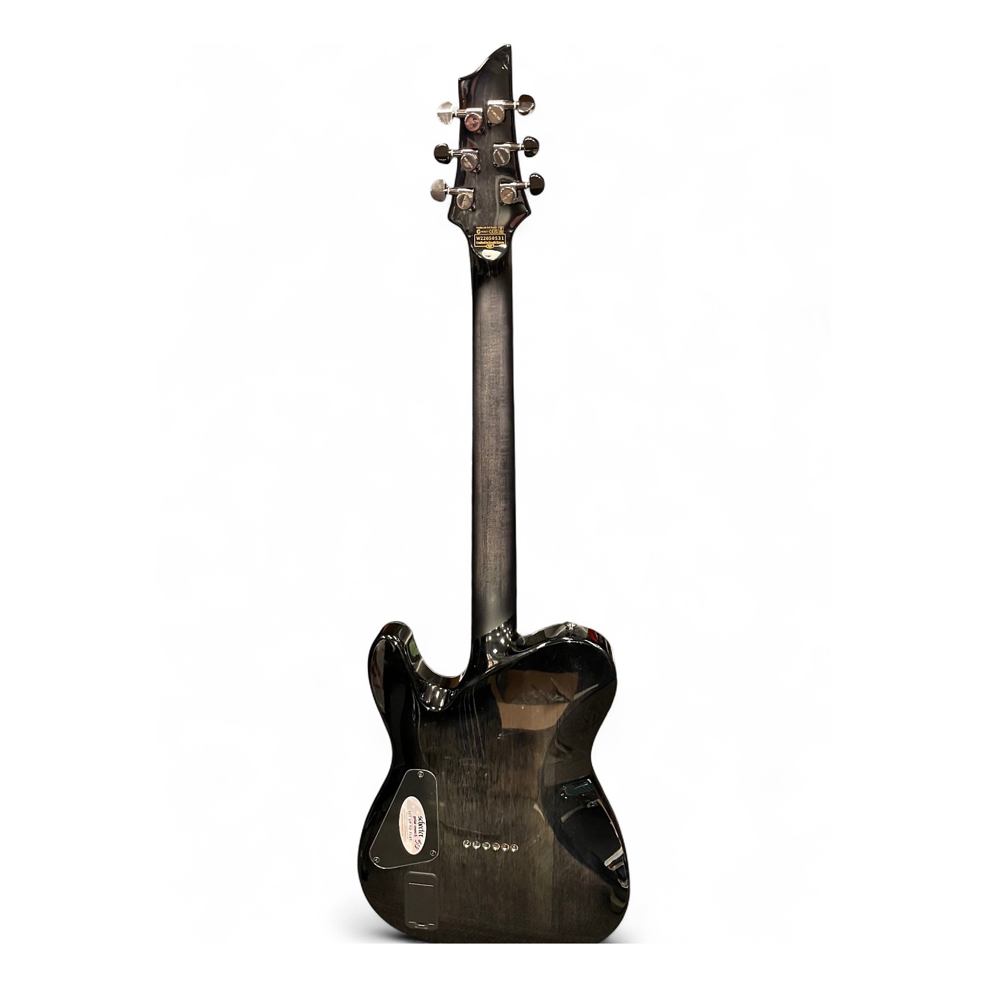 Used Schecter Guitar Research Hellraiser Hybrid PT Trans Black