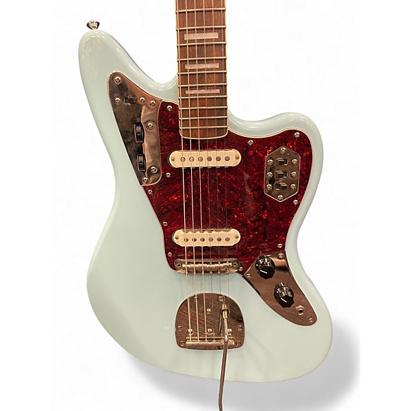 Used Squier Classic Vibe '70s Jaguar Daphne Blue Solid Body Electric Guitar