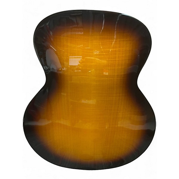 Used Guild f250e Vintage Sunburst Acoustic Electric Guitar