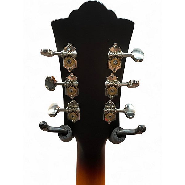 Used Guild f250e Vintage Sunburst Acoustic Electric Guitar