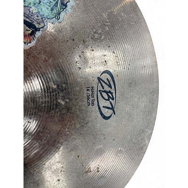 Used Zildjian 14in ZBT Hi Hat Top Cymbal