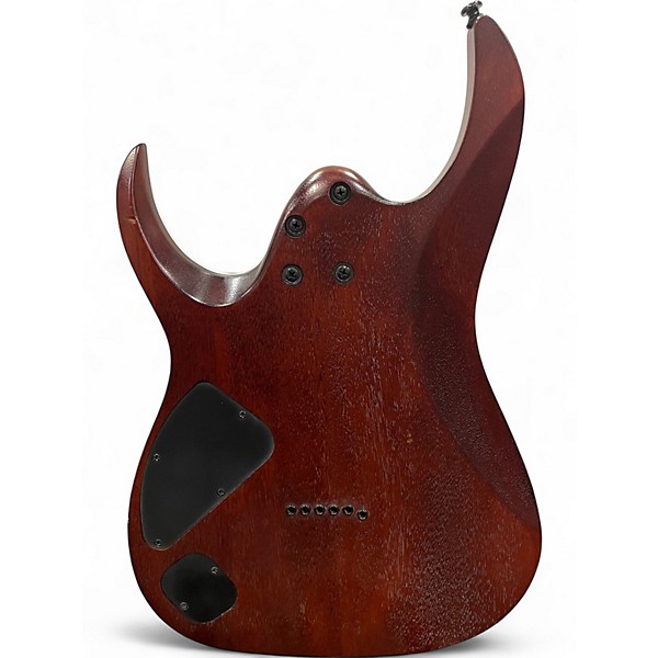 Used 2023 Ibanez RGA42FM DRAGON EYE BURST FLAT Solid Body Electric Guitar