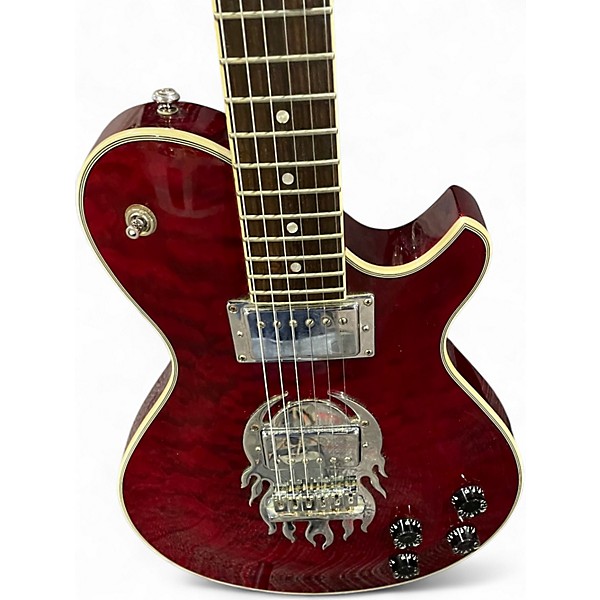 Used Michael Kelly Patriot Phoenix Lava Edition Lava Red Solid Body Electric Guitar