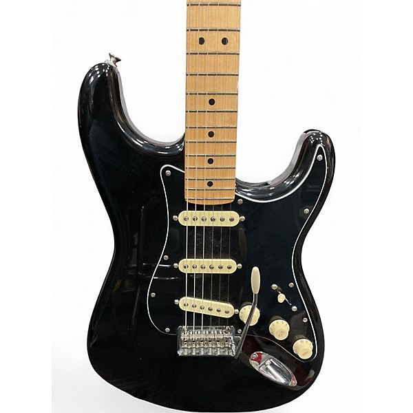 Used Fender Player Stratocaster Black Solid Body Electric Guitar