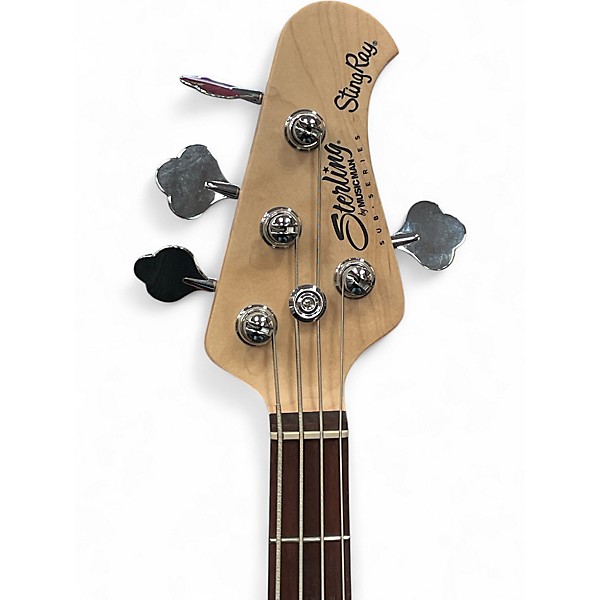 Used Sterling by Music Man Sub 4 Walnut Electric Bass Guitar