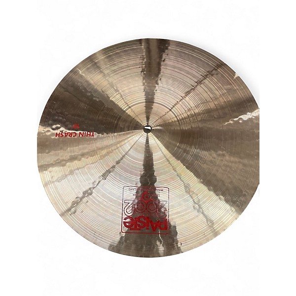 Used Paiste 18in 2002 Thin Crash Cymbal