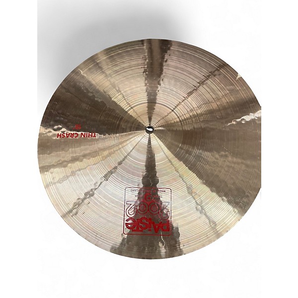 Used Paiste 18in 2002 Thin Crash Cymbal