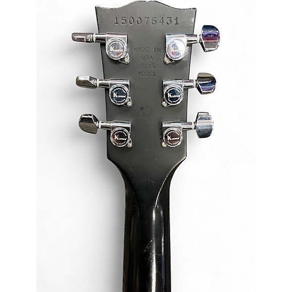 Used Gibson Les Paul CM 2015 Black Solid Body Electric Guitar