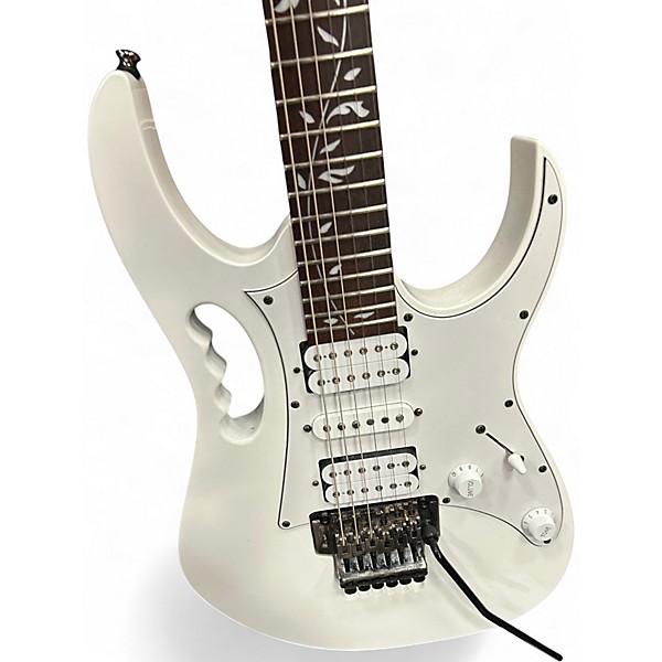Used Ibanez JEMJR White Solid Body Electric Guitar