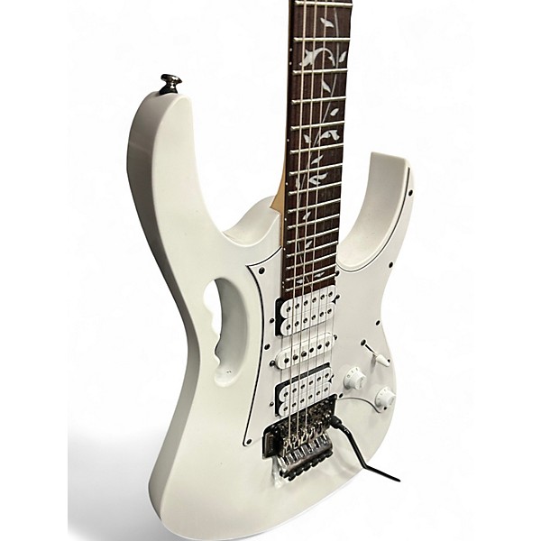 Used Ibanez JEMJR White Solid Body Electric Guitar