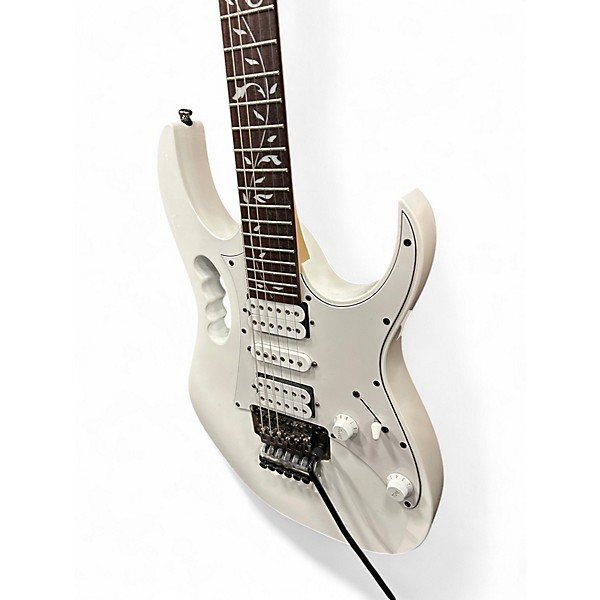 Used Ibanez JEMJR White Solid Body Electric Guitar