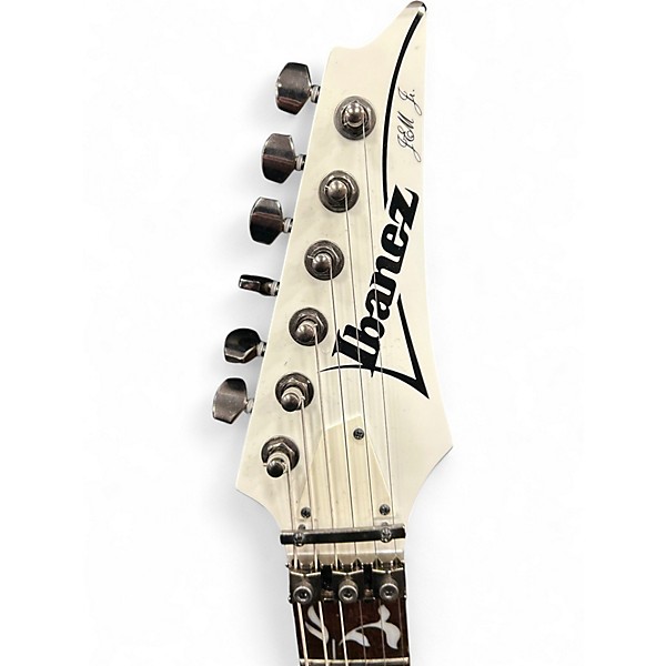 Used Ibanez JEMJR White Solid Body Electric Guitar