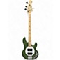 Used Sterling by Music Man StingRay Ray4HH Olive Electric Bass Guitar thumbnail