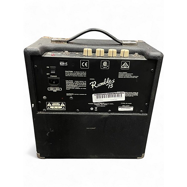Used Fender Rumble 15 15W 1X8 Bass Combo Amp