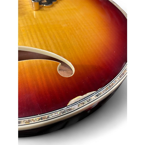 Used Ibanez AR520H 2 Tone Sunburst Hollow Body Electric Guitar