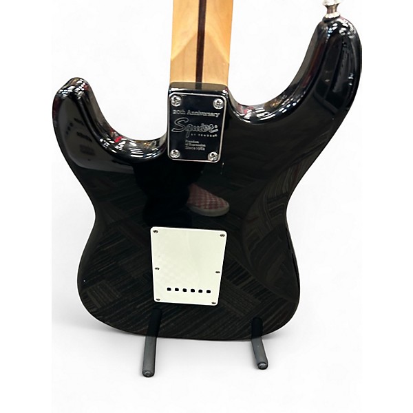Used Squier Affinity Stratocaster Black Solid Body Electric Guitar