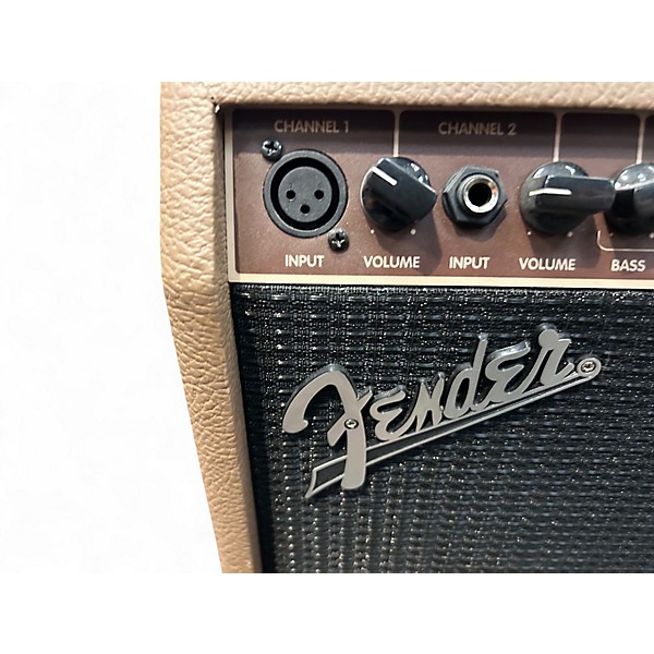 Used Fender Acoustasonic 15 Acoustic Guitar Combo Amp