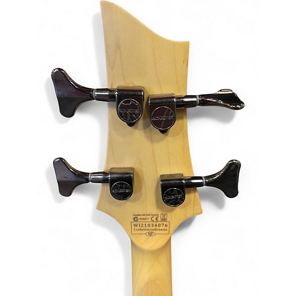 Used Schecter Guitar Research Omen Extreme 4 String Antique Burst Electric Bass Guitar