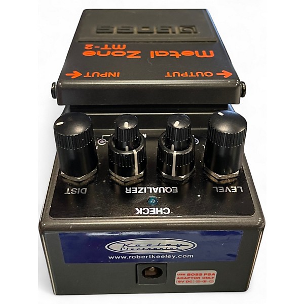 Used BOSS MT2 Metal Zone Distortion Keeley Mod Effect Pedal