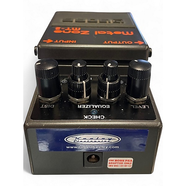 Used BOSS MT2 Metal Zone Distortion Keeley Mod Effect Pedal